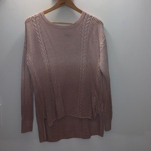 American Eagle Hi-Low Mauve Sweater
